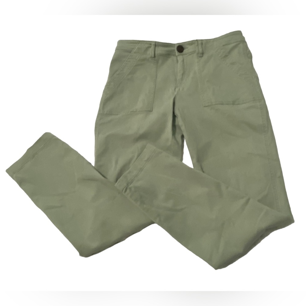 Chaps sage color cropped jeans